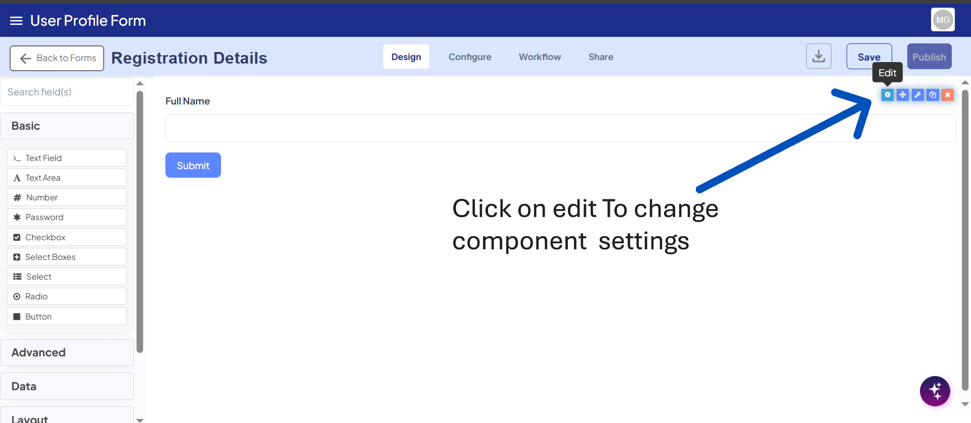 Edit Button