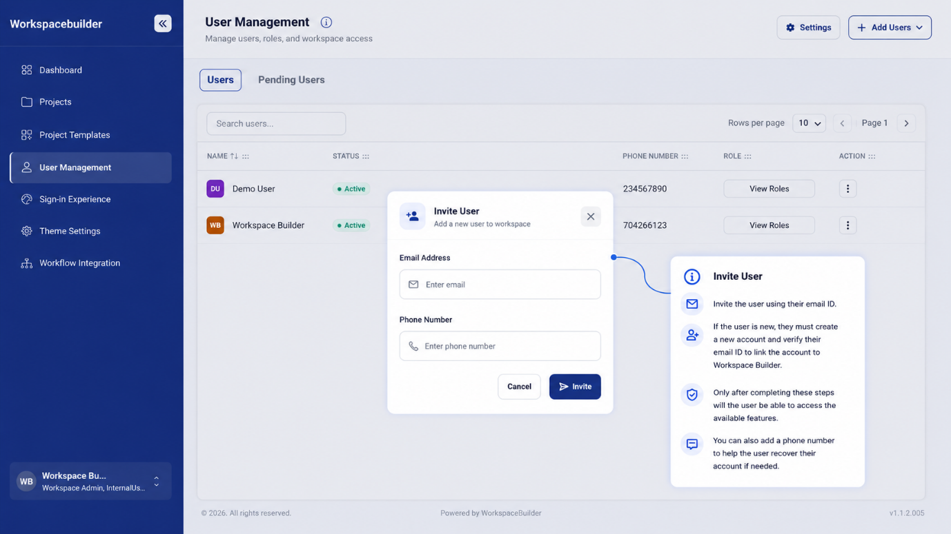 user management
